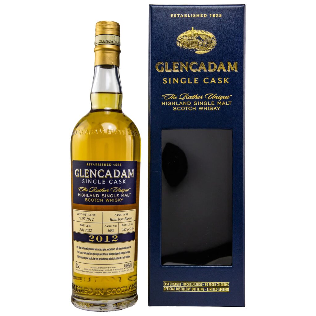 Glencadam 2012/2022 – 10 Jahre – Bourbon Cask