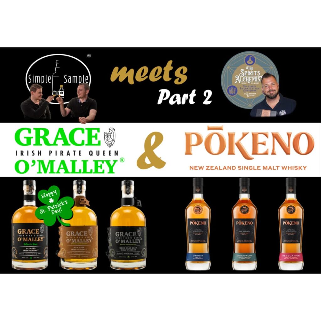 Pokeno & Grace O’Malley Live-Tasting – 15.03.2023 – Simple Sample meets The Spirit Alchemist – Part 2