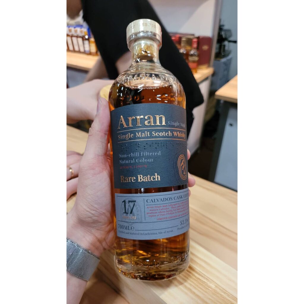 Arran 17 Jahre – Fully Matured in Calvados Cask – Messebeute