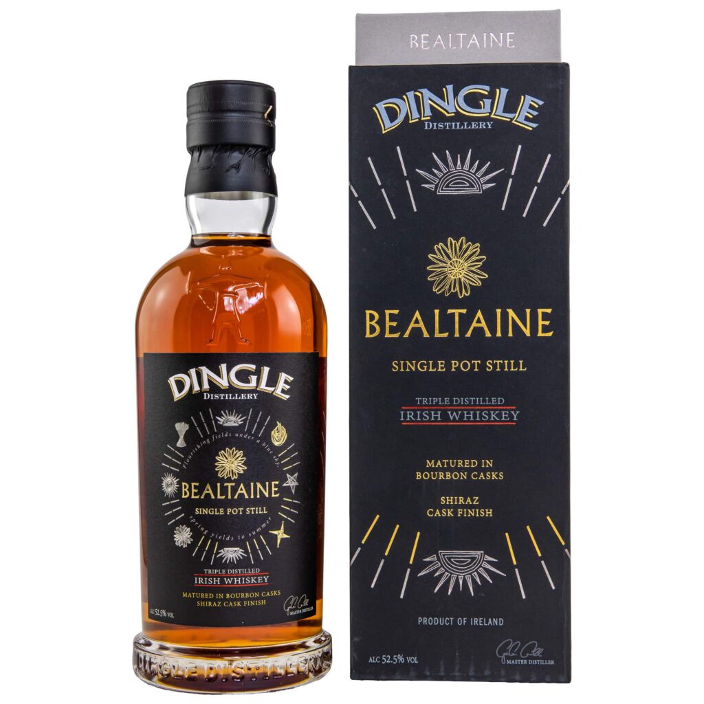 Dingle Bealtaine Pot Still – Wheel of the year series – 1st Fill Shiraz Wine Cask Finish