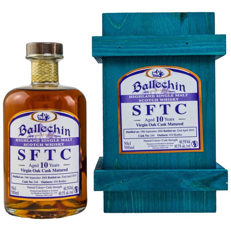 Ballechin 2008/2019 - Straight from the Cask Virgin Oak Cask Nr. 244