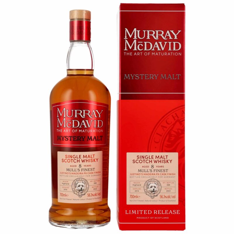 Mull's Finest 2014/2023 - 8 Jahre - Justino's Madeira Cask #2100704 - Murray McDavid