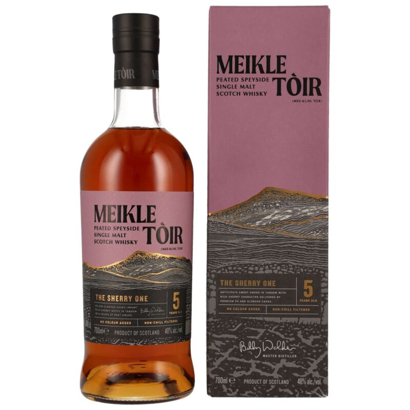 Meikle Toir 5 Jahre - The Sherry One - Heavily Peated GlenAllachie