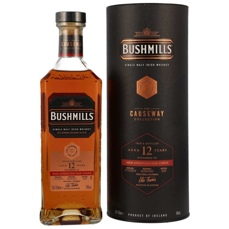 Bushmills 2010/2023 - 12 Jahre - American Oak Cask - The Causeway Collection