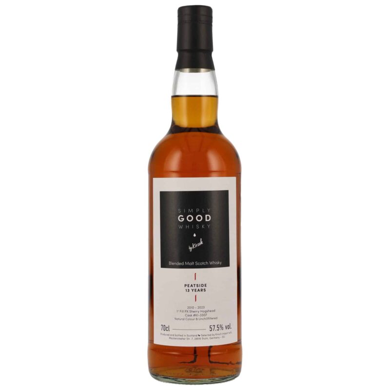 Peatside  2020/2023 - 13 Jahre - PX Sherry Cask #KI-3307 - Simply Good Whisky