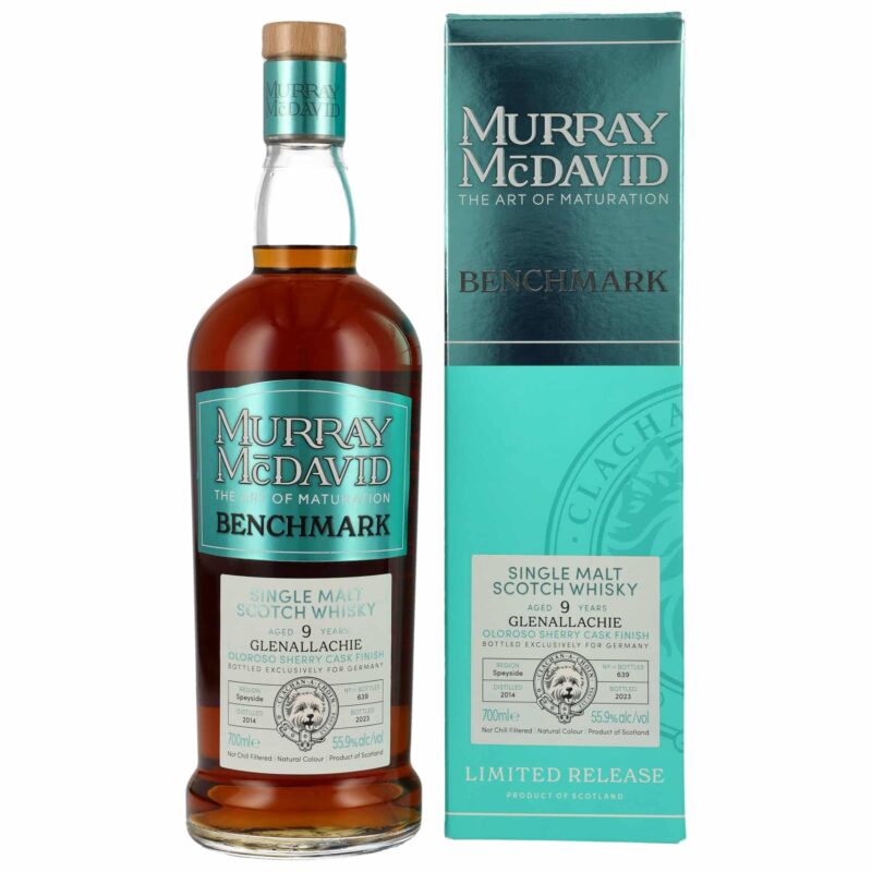 GlenAllachie 2014/2023 - 9 Jahre - Oloroso Finish - Murray McDavid - 55,9% vol.