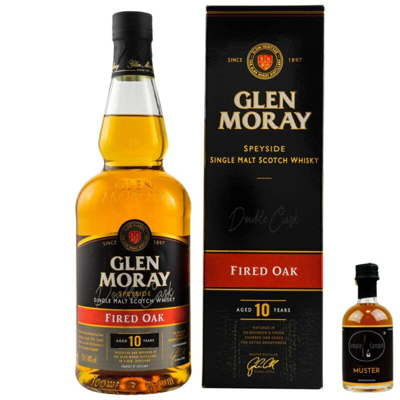 Glen Moray -10 Jahre - Fired Oak
