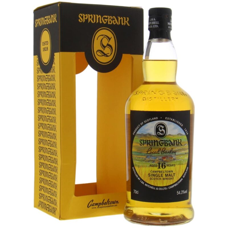Springbank 16 Jahre Local Barley - 54,3%vol. - 2cl/20ml