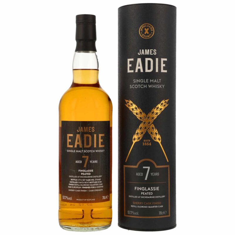 Finglassie 2017/2024 - 7 Jahre - James Eadie - Oloroso Quarter Cask #374469 - 57,7%