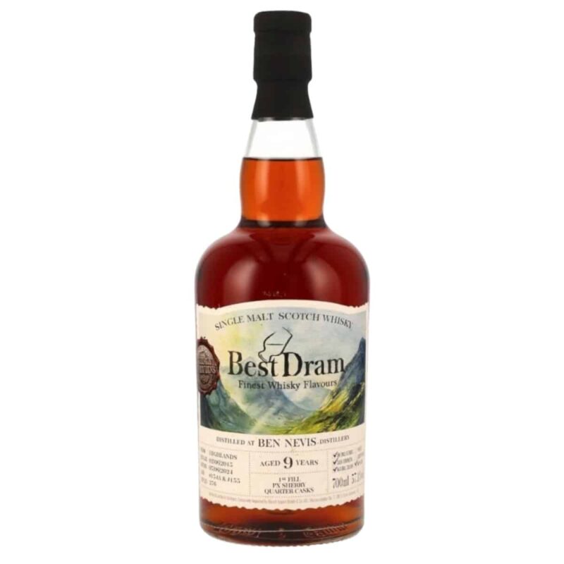 Ben Nevis 2015/2024 – 9 Jahre – Best Dram – 1st Fill Pedro Ximénez Quarter Cask #154A & #155 – 57,1 %
