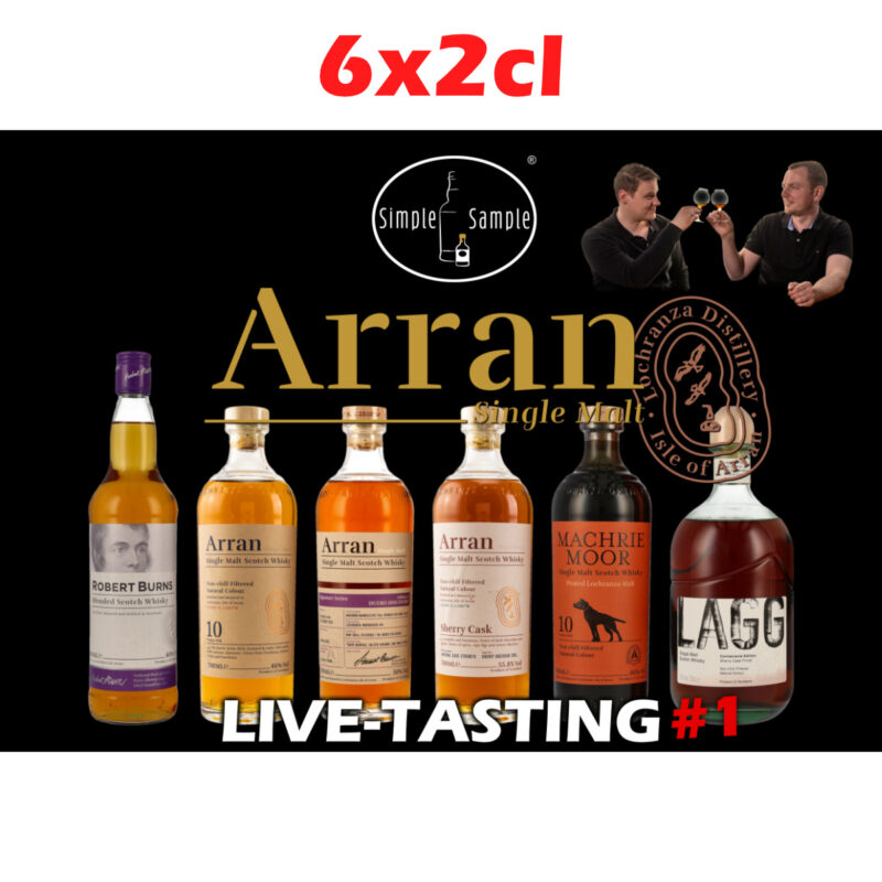 Arran Live-Tasting #1 - 6x2cl - 10.09.2025