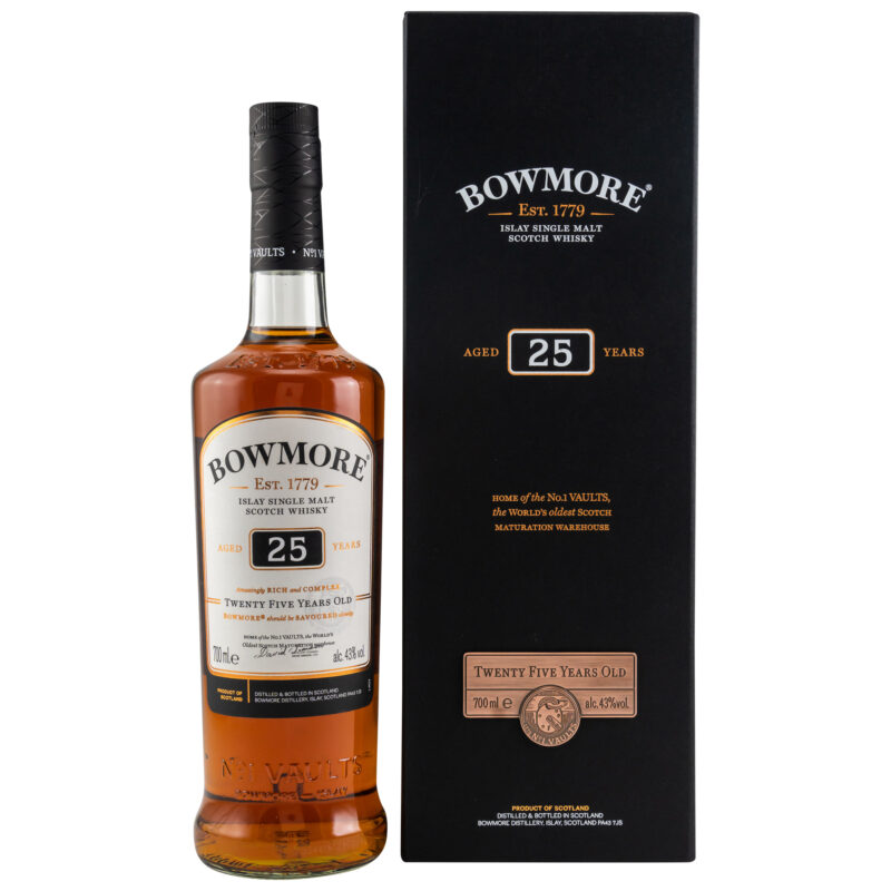 Bowmore 25 Jahre - 43,0% - 2cl - RESERVIERUNG!