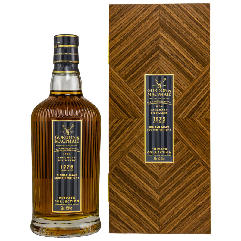 Longmorn 1975/2021 - 46 Jahre - Gordon & MacPhail - Private Collection - Refill Sherry Hogshead #21602801 - 42,1% - 2cl - RESERVIERUNG!