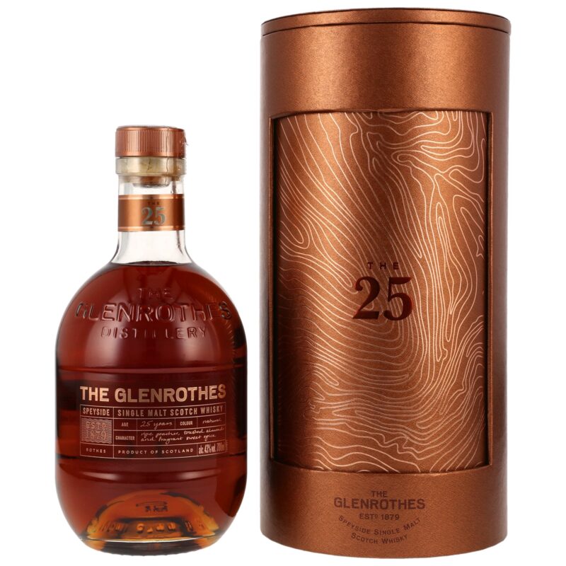 Glenrothes 25 Jahre - Neue Ausstattung 2024 - 43,0% - 2cl - RESERVIERUNG!