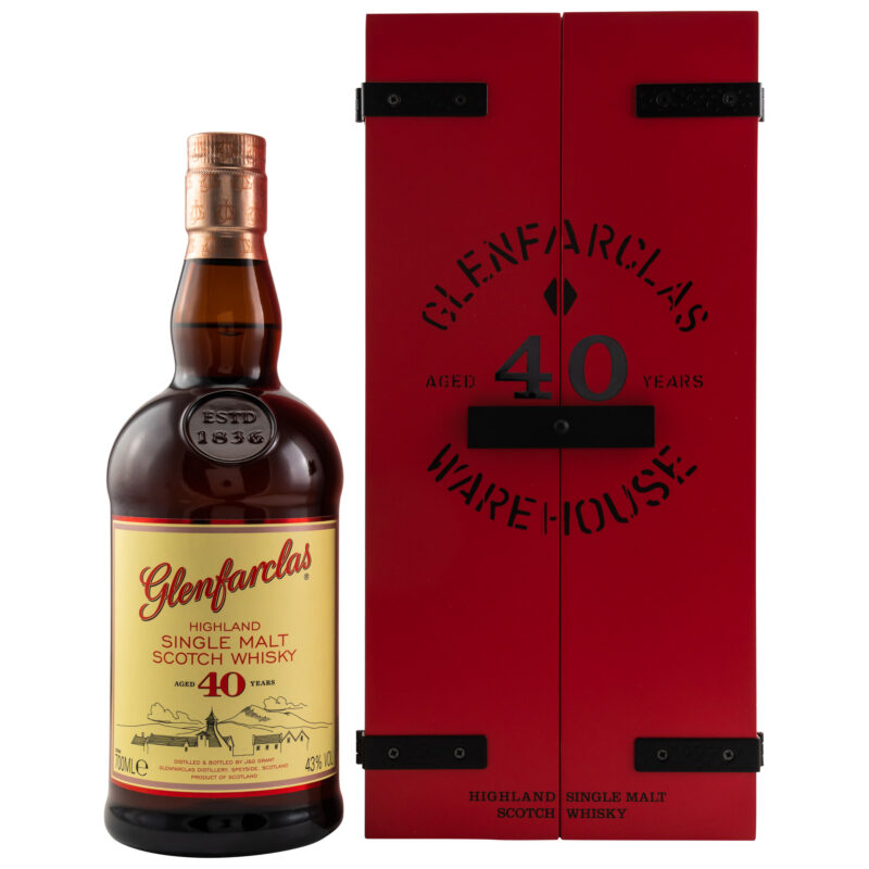Glenfarclas 40 Jahre - Warehouse Edition - 43,0% - 2cl - RESERVIERUNG!