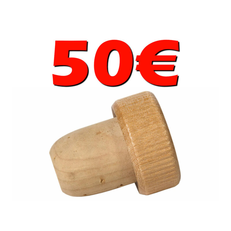 Korken (Treuepunkte) im Wert von: 55€