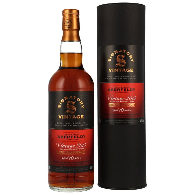 Aberfeldy 2013 - 10 Jahre - Signatory Small Batch #10 - Oloroso Sherry Casks - 48,2%