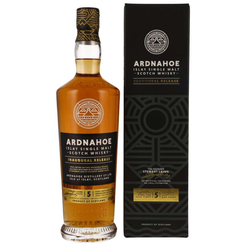 Ardnahoe - 5 Jahre - Inaugural Release - Ex Bourbon & Ex Oloroso Sherry Casks - 50,0%