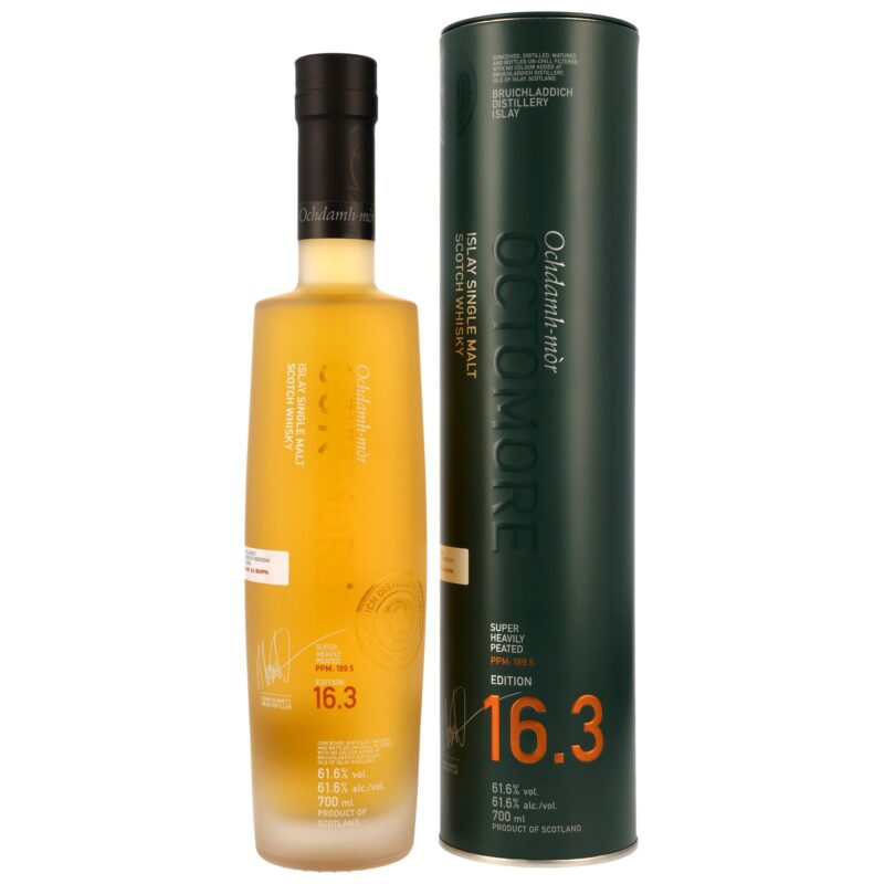 Octomore 16.3 - 5 Jahre - Bourbon, PXC/SC - Release 2025 - 61,6%