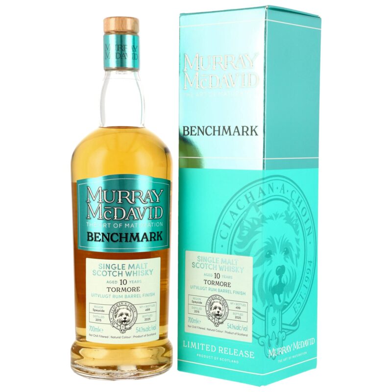 Tormore 2015/2025 - 10 Jahre - Uitvlugt Rum Barrel Finish - Murray McDavid - 54,1%