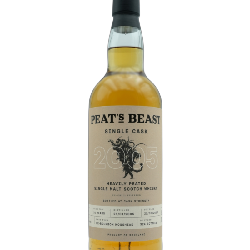 Peat´s Beast Single Cask 2005 - 20 Jahre - Ex Bourbon Hogshead - 53,4%