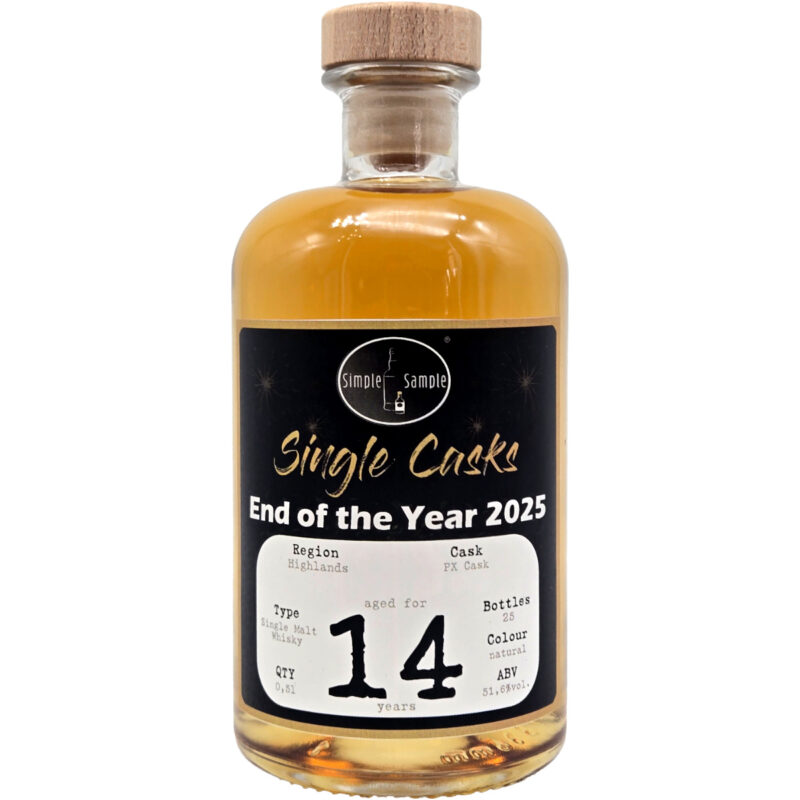 End of the Year 2025 Collection - Highlands 14yo PX Cask - 51,6%vol. - GROßFLASCHE 0,5L