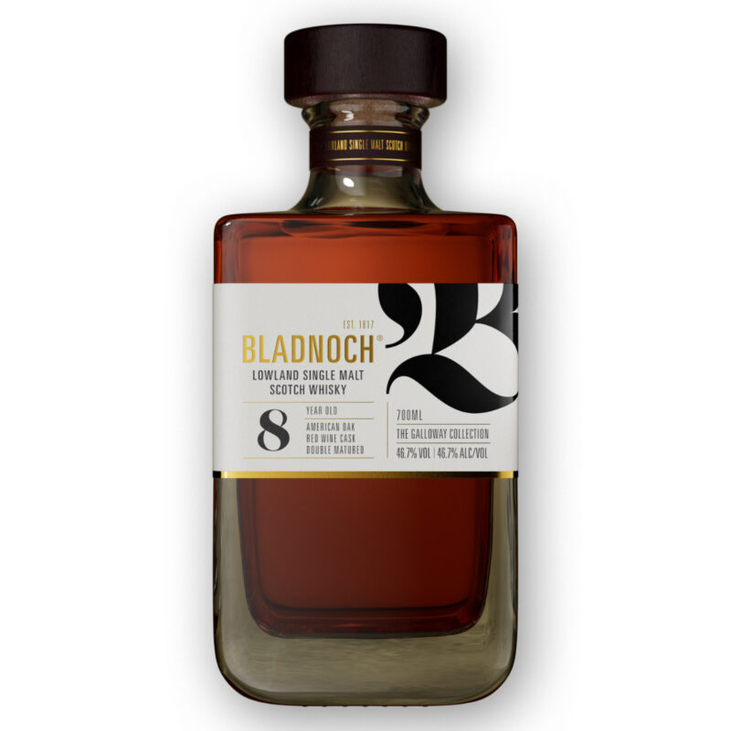 Bladnoch 8 Jahre - Califonian Red Wine Cask - Double Matured - 46,7%