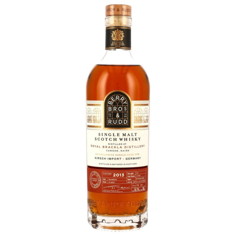 Royal Brackla 2013/2025 - 12 Jahre - Fino Sherry Cask Finish #11741 - Berry Bros & Rudd - 59,3%