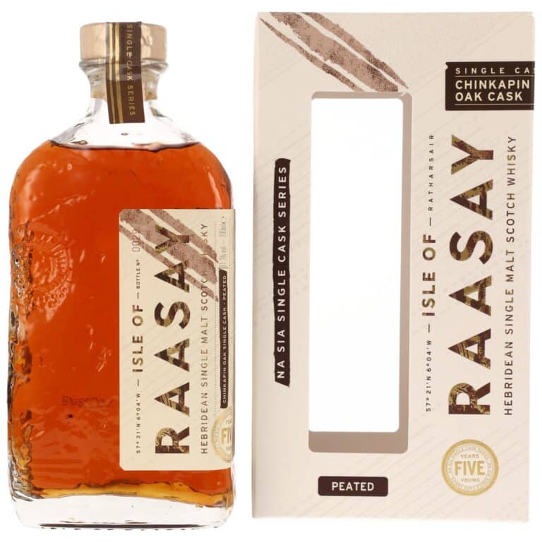 Isle of Raasay – 5 Jahre – Single Cask #19/69 Peated Chinkapin Oak – 61,3%