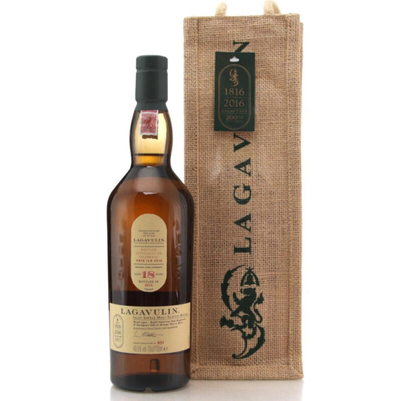 Lagavulin 18 Jahre - Natural Cask Strength - Feil Ile 2016 - Refill American Oak Hogshead & European Oak Sherry Butts - 49,5%
