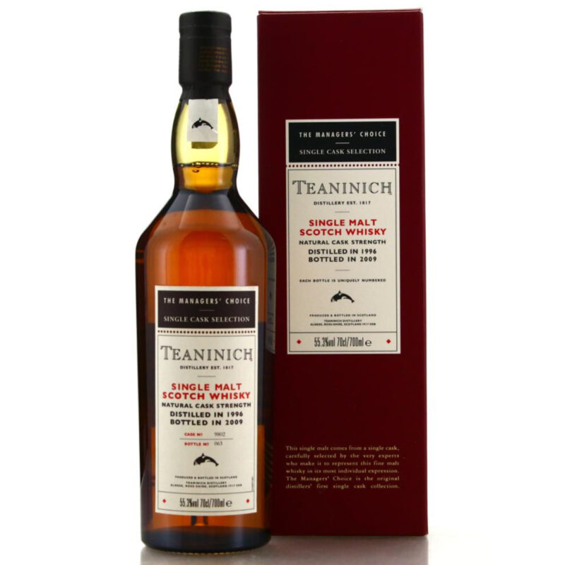 Teaninich 1996/2009 - The Managers Choice - American Oak #9802 - 55,3%