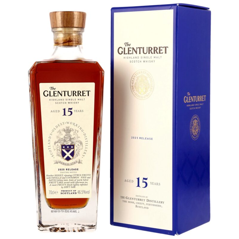 Glenturret 15 Jahre - 2025 Jahre - Oak Casks - 46,5%