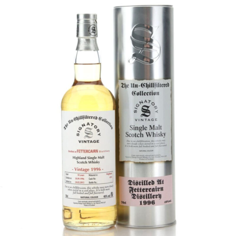 Fettercairn 1996/2015 - 18 Jahre - The Un Chillfiltered Collection - Hogshead - 46,0%