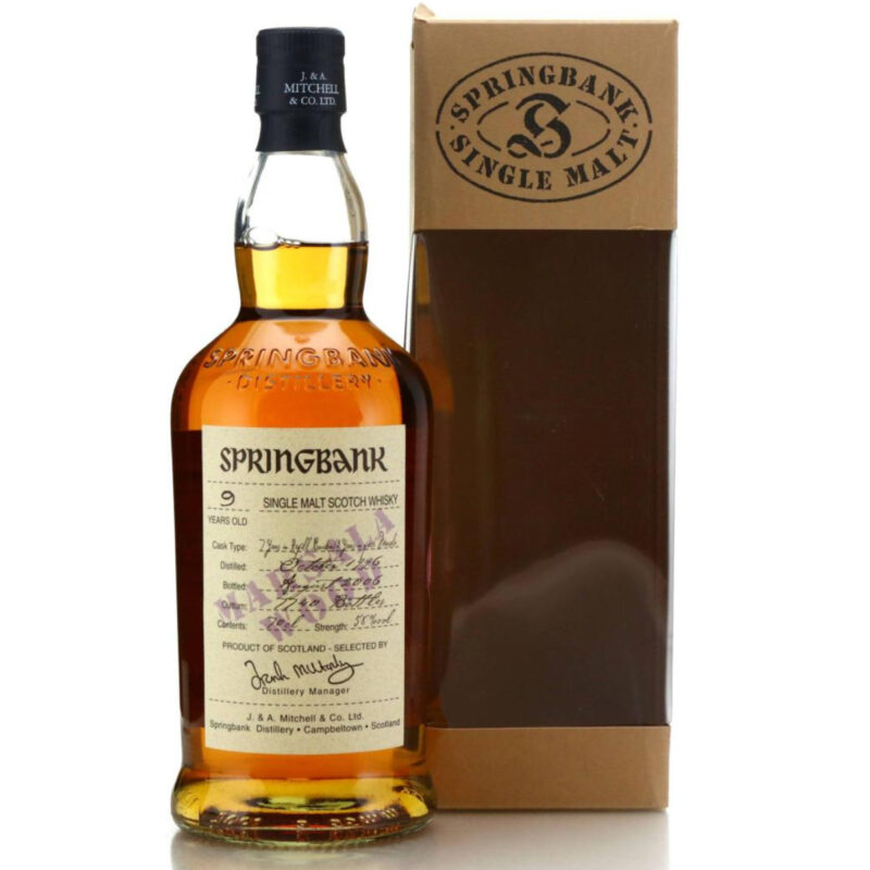 Springbank 1996 - 9 Jahre - Marsala Wood - 58,0%