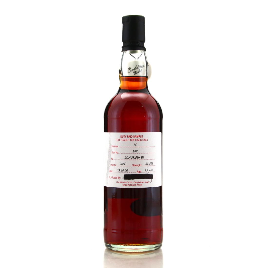 Longrow 2006 – 15 Jahre – Fresh Sherry – 53,8%