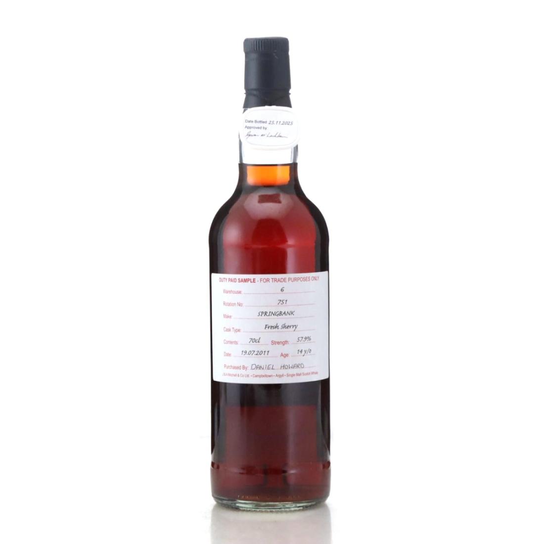 Springbank 2011 – 14 Jahre – Fresh Sherry – 57,9%