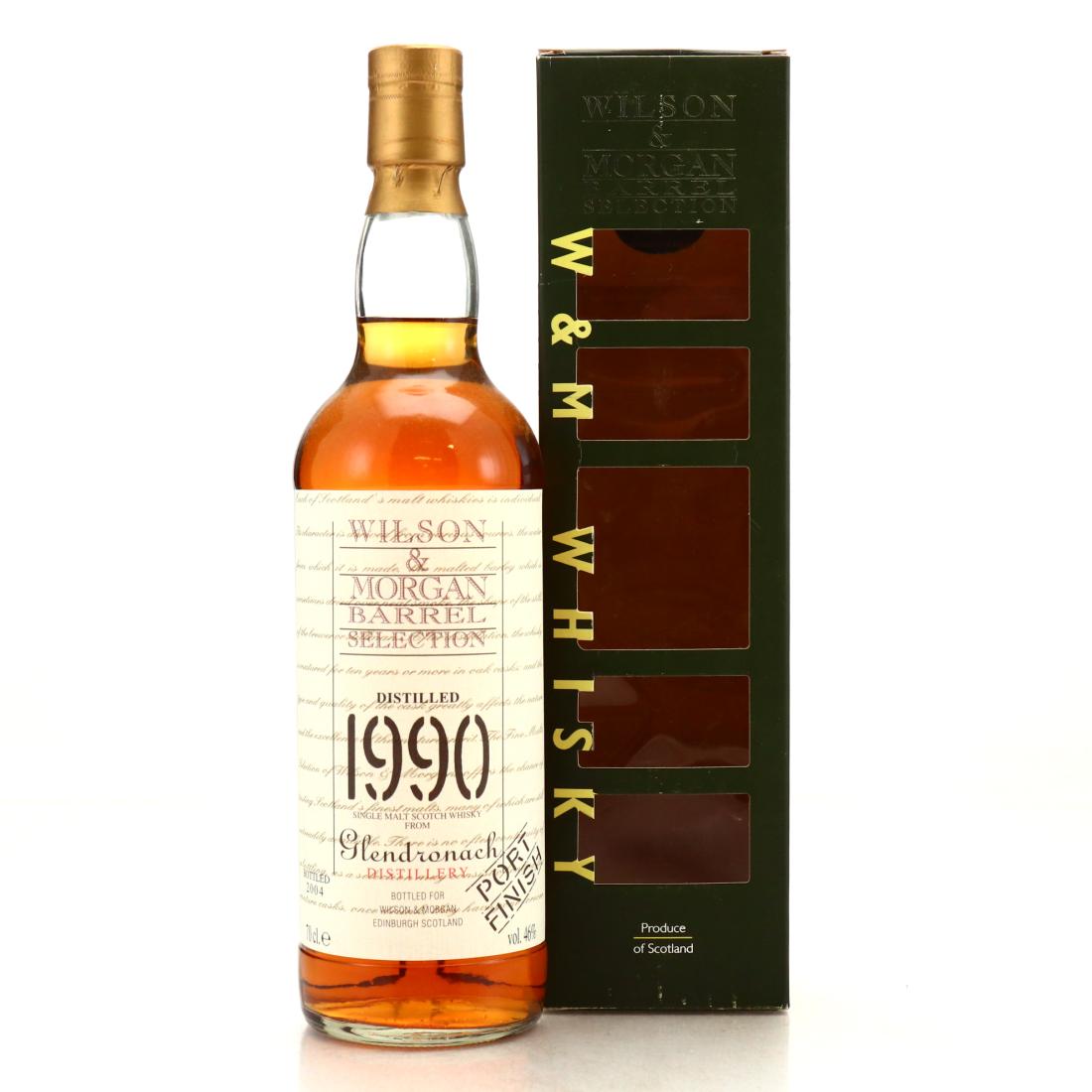 Glendronach 1990 – Wilson & Morgan Barrel Selection – Port Cask Finish – 46,0%