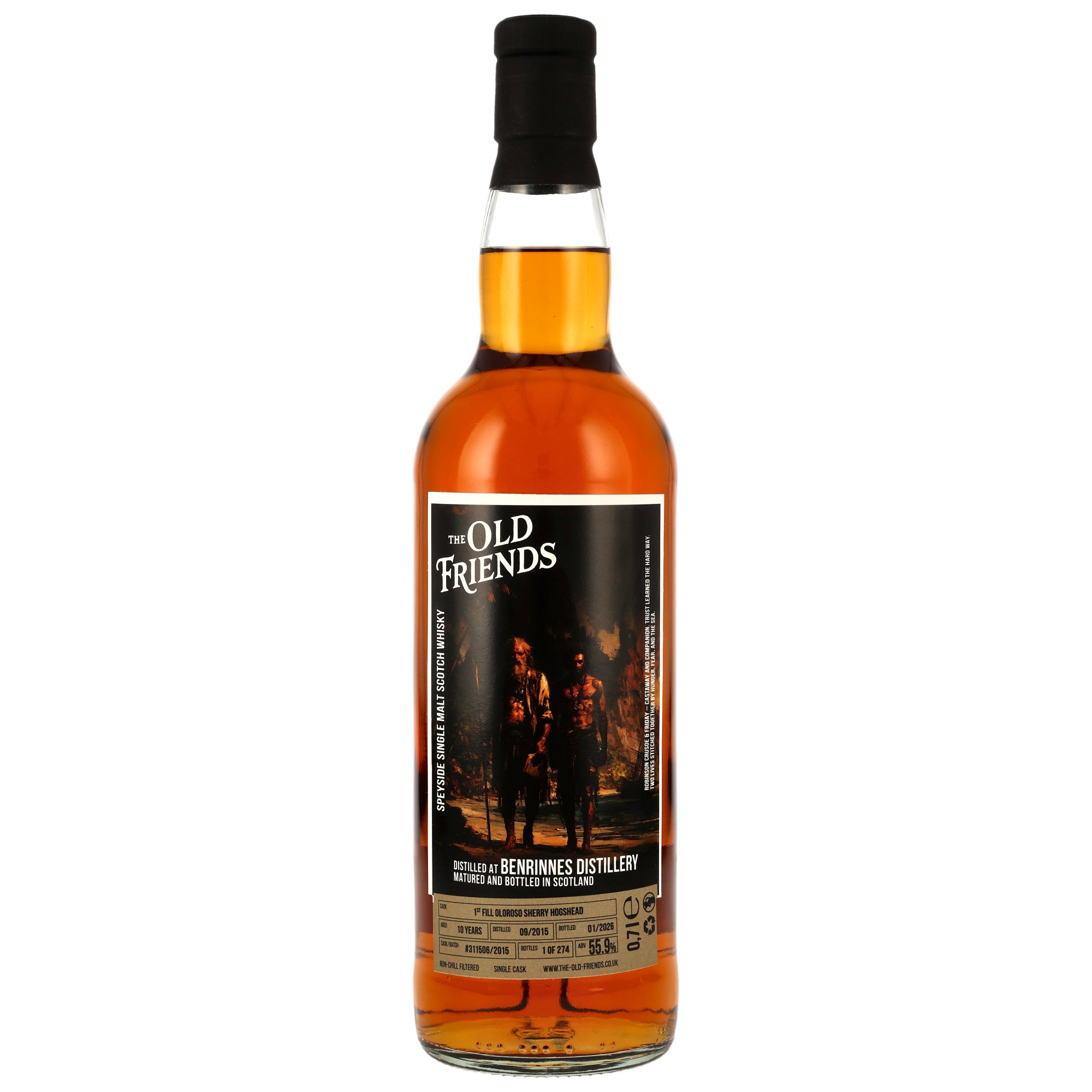 Benrinnes 2015 – 10 Jahre – The Old Friends – 1st Fill Oloroso Hogshead #311506 – 55,9%