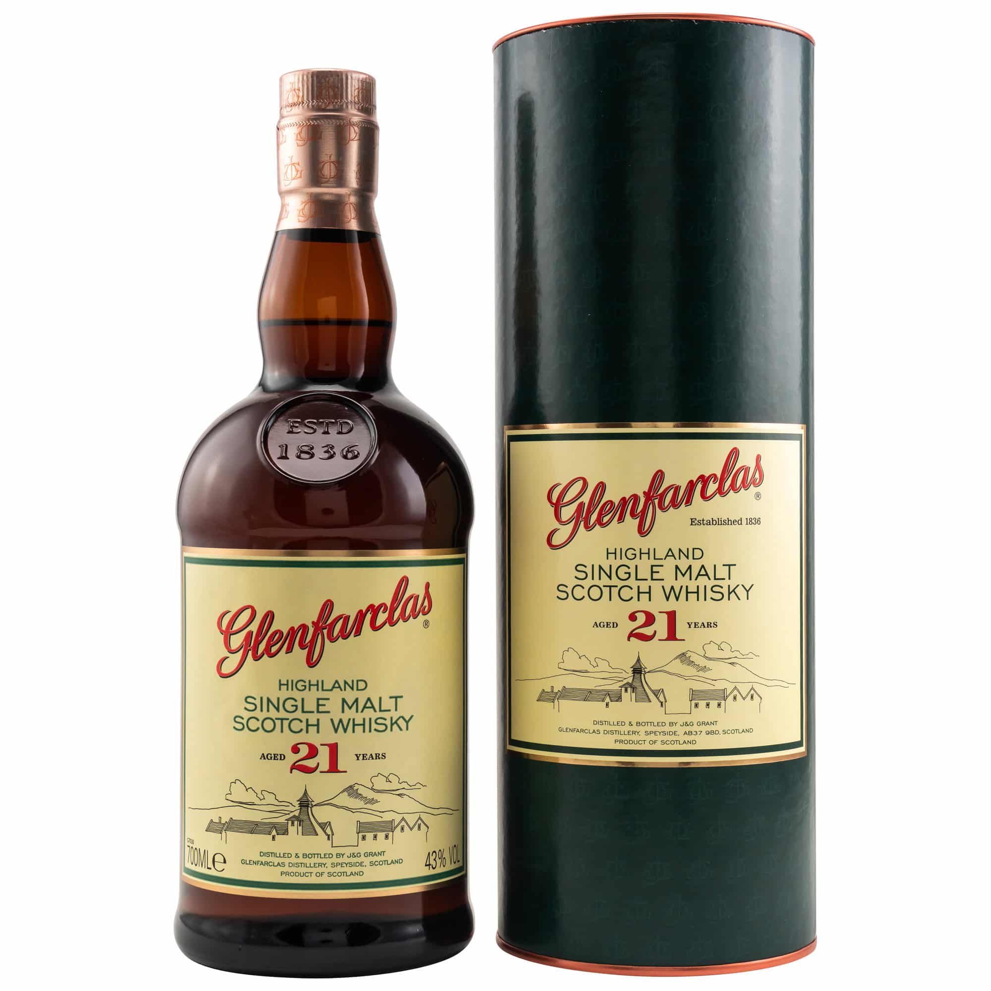 Glenfarclas 21 Jahre – 43,0%