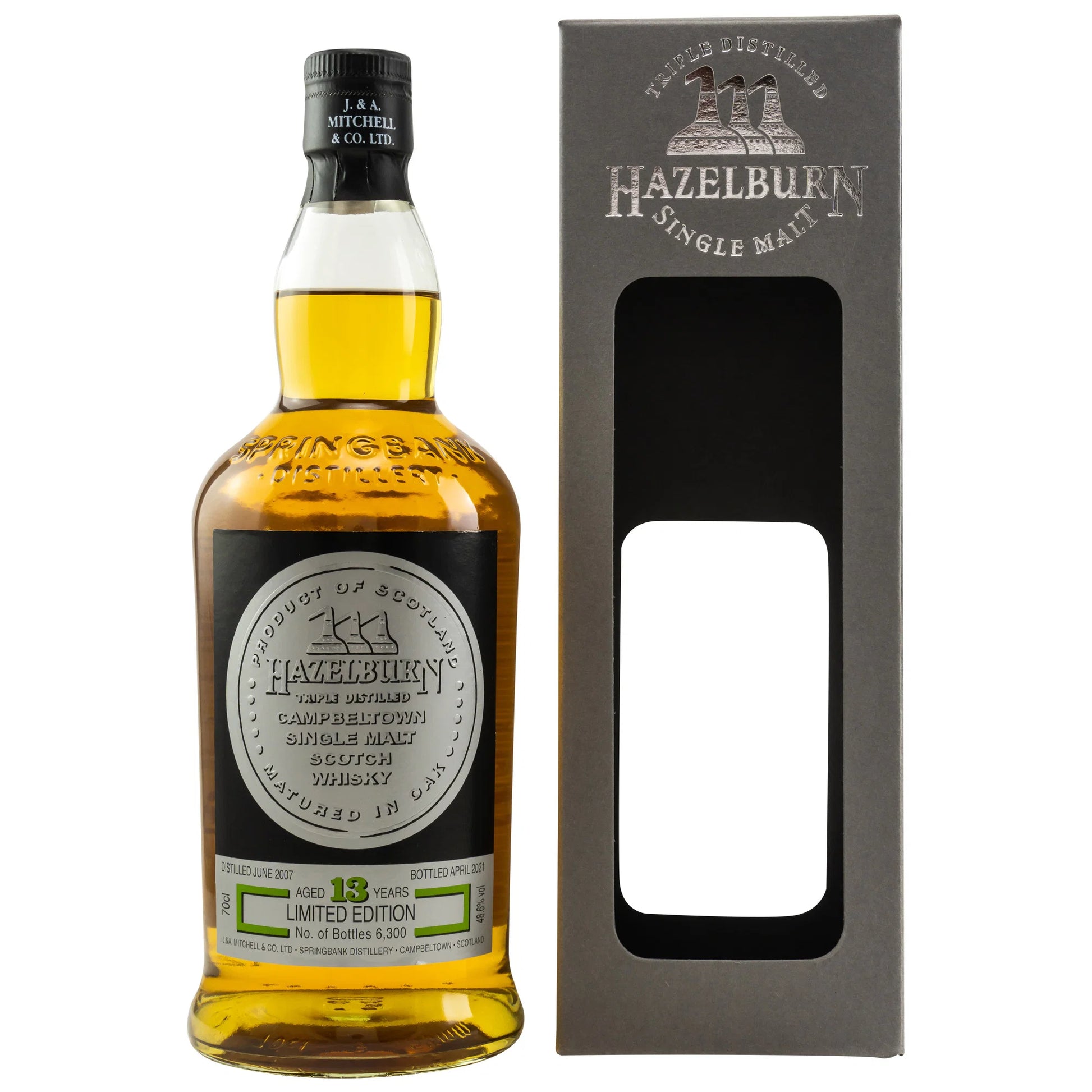 Hazelburn 2007/2021 – 13 Jahre – Limited Edition 2021 – 48,6%