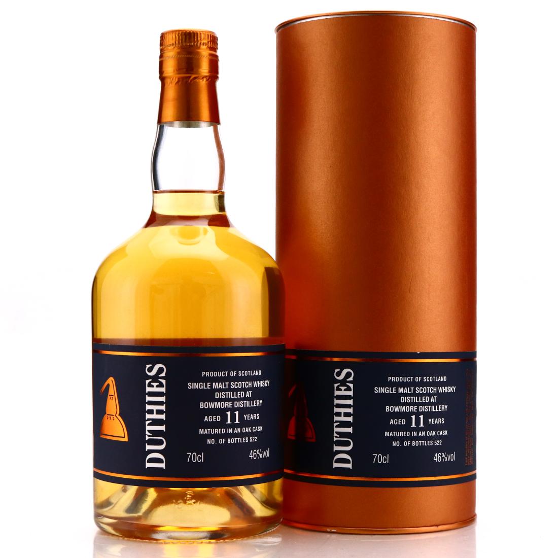 Bowmore 11 Jahre – Duthies – Single Cask – 46,0%