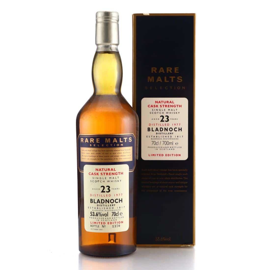 Bladnoch 1977 – 23 Jahre – Rare Malts Selection – 53,6%