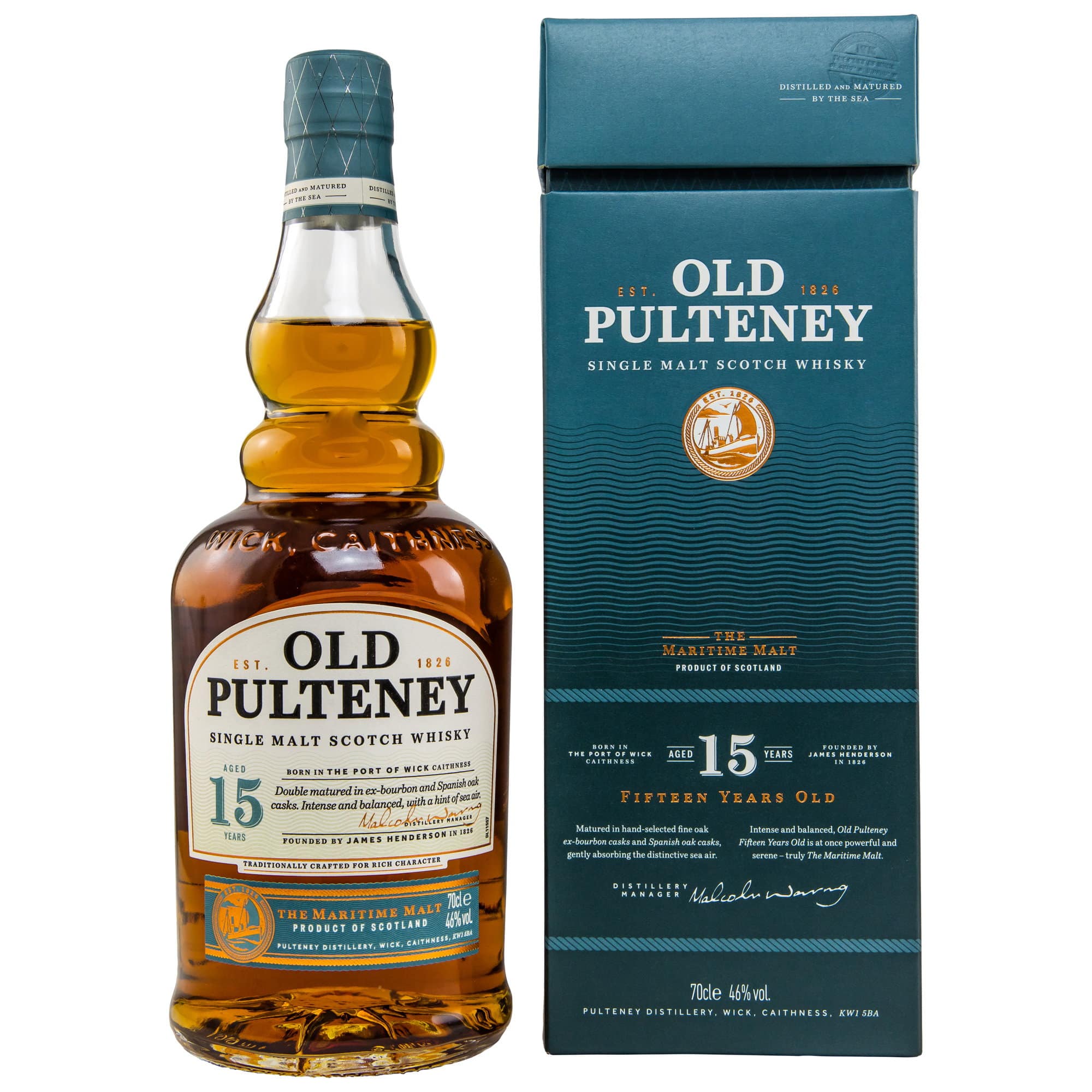 Old Pulteney 15 Jahre – 46,0%