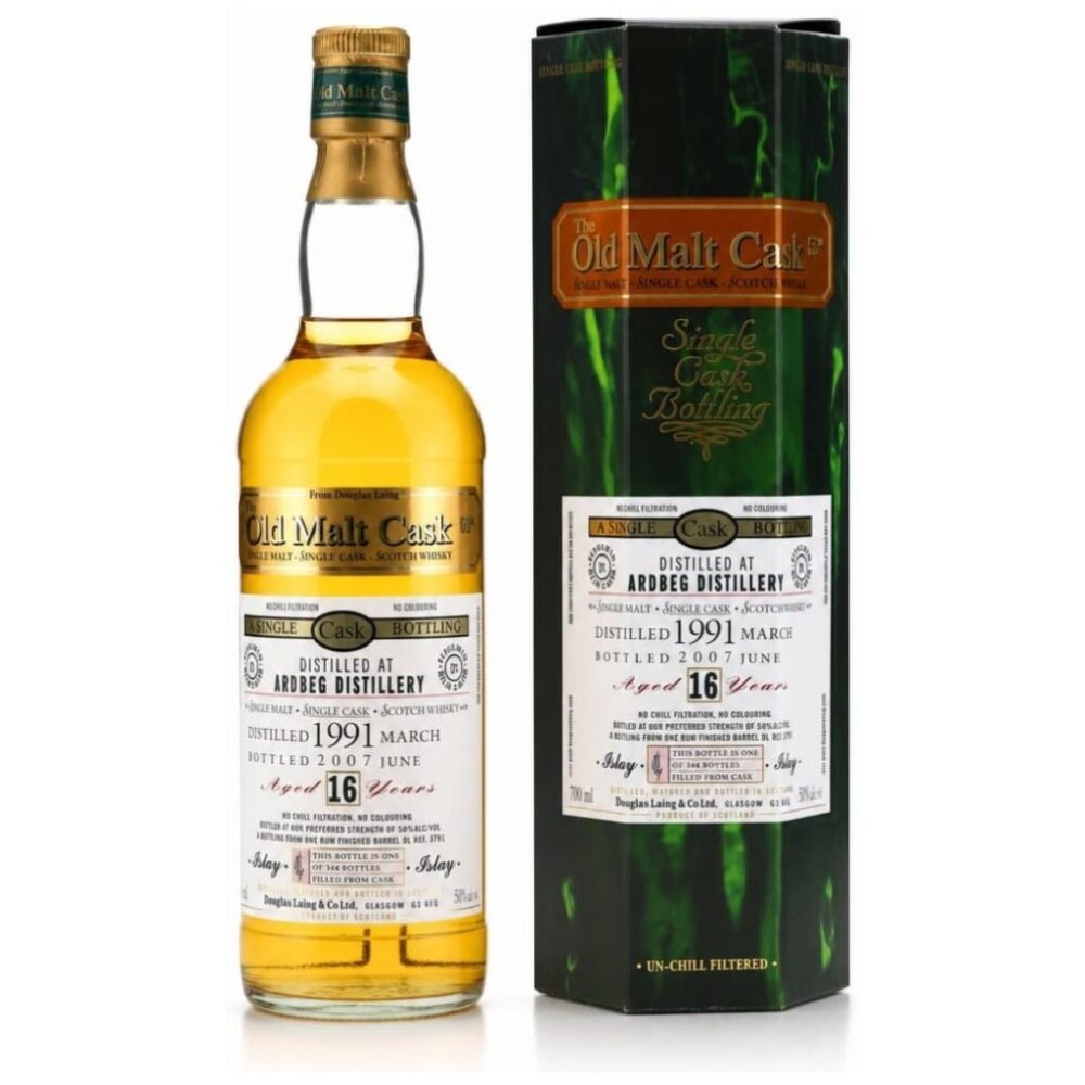 Ardbeg 1991 - 16 Jahre - Douglas Laing - Rum Finish - 50,0% ...