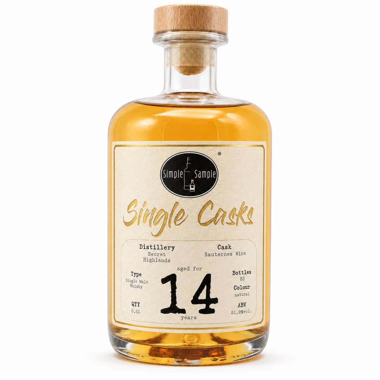 Secret Highlands 14 Jahre – Sauternes Wine Cask Matured