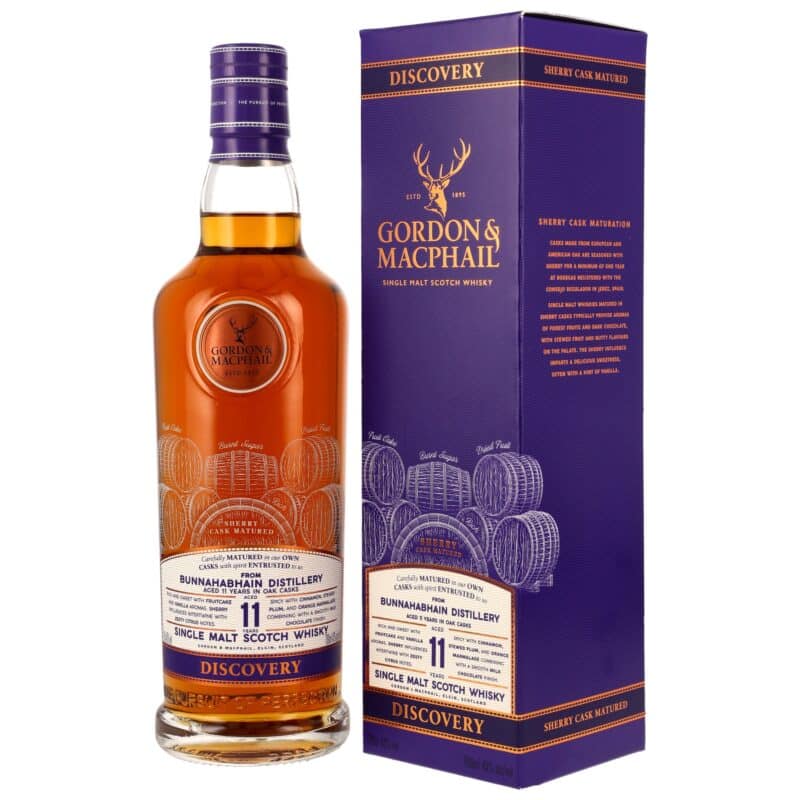 Bunnahabhain 11 Jahre – Gordon & MacPhail Discovery – Sherry Casks – 43,0%