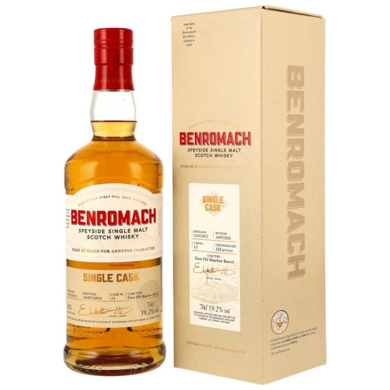 Benromach 2012/2026 – 14 Jahre – First Fill Bourbon Barrel #11 – 59,2%