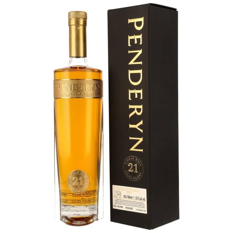 Penderyn 21 Jahre – Single Cask – 2nd Fill Bourbon Cask #183/2005 – 57,1%