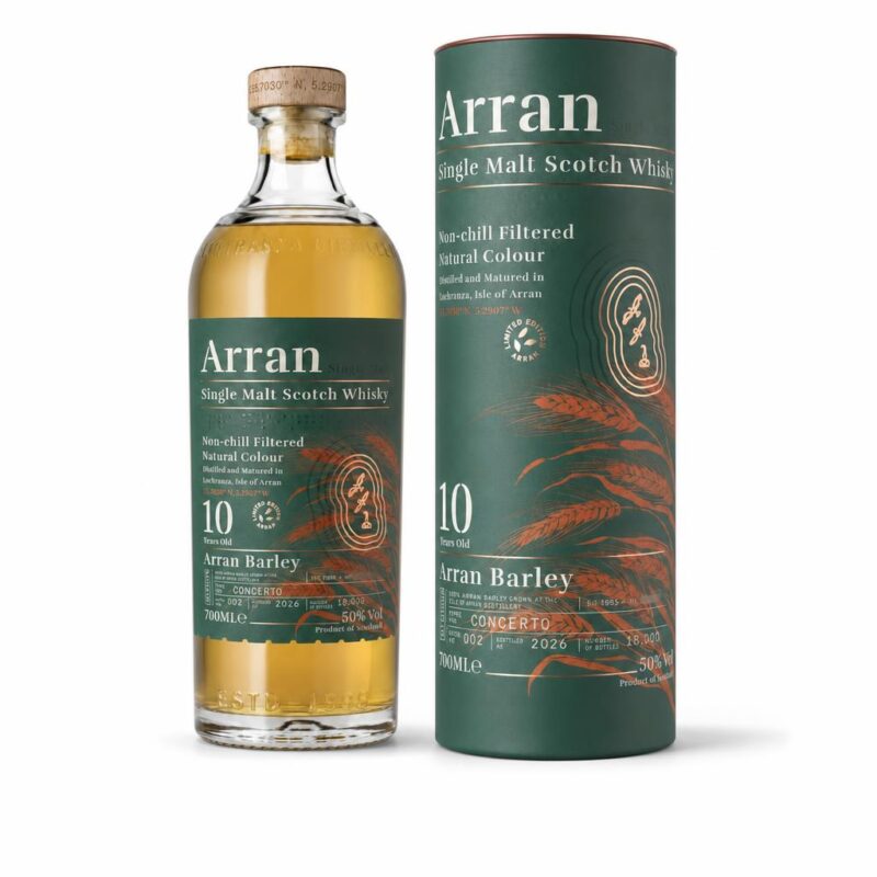 Arran Barley 10 Jahre – Batch 002 – Concerto Barley – 50,0 %