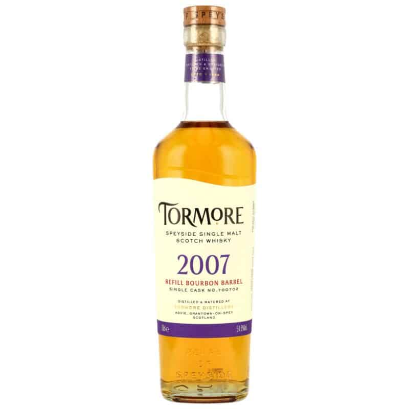 Tormore 2007/2026 – 18 Jahre – 50th Anniversary Kirsch Import – Refill Bourbon Barrel #700702 – 54,6 %